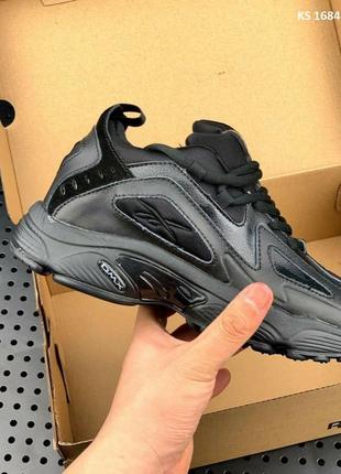 Кроссовки reebok dmx черные1 фото