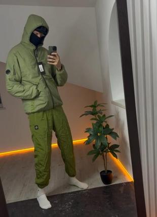 Штани stone island nylon metal green