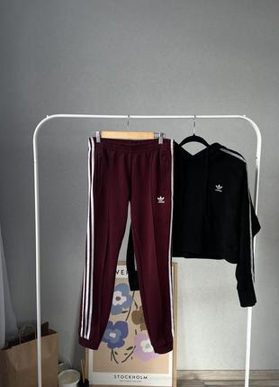 Штани жіночі брюки для спорту спортивні адідас adidas1 фото