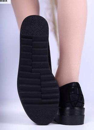 Туфлі на дівчинку, чорні 4