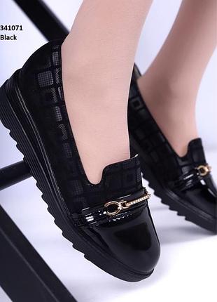 Туфлі на дівчинку, чорні