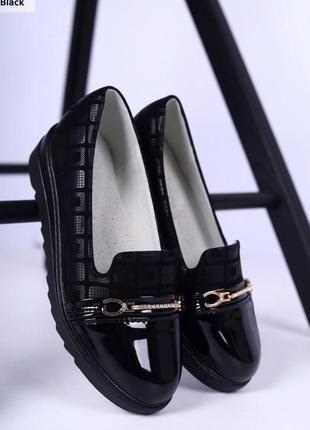 Туфлі на дівчинку, чорні 2