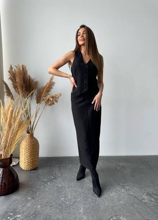 Юбка макси,миди,костюмка s,m,l классика,база