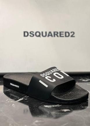 Тапочки дискваред в стиле dsquared2