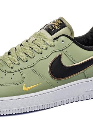 Nike air force 1’07 lv8 olive golf black7 фото