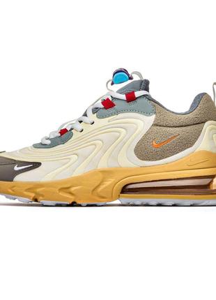 Мужские кроссовки nike air max 270 react travis scott premium качества,удобные и стильные кроссовки на каждый день7 фото