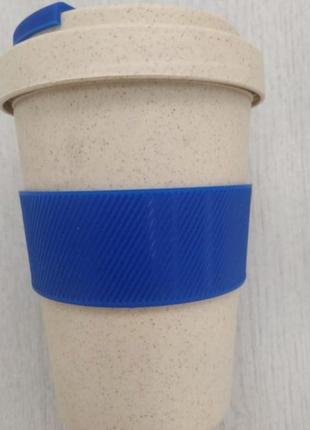 Стакан бамбуковый многоразовый стакан для кофе и чая.2 фото