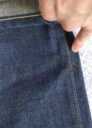 Мужские джинсы на селвидже реп money bape selvedge jeans carhartt9 фото