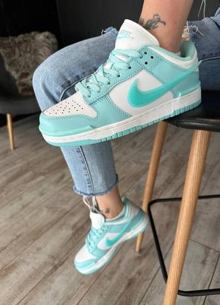 Кросівки nike dunk low twist turquoise/white5 фото