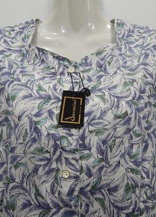 Блузка фирменная женская хлопок ukr р. 50 027бр (только в указанном размере, только 1 шт)2 фото