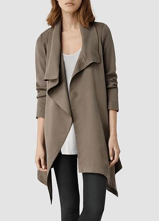 Женское пальто накидка allsaints куртка ветровка плащ тренч
