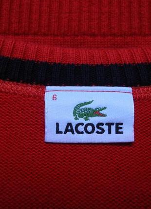 Мужская кофта красная сочная теплая lacoste 6 2xl xl4 фото