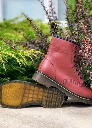 Женские ботинки dr. martens 1460 cherry3 фото