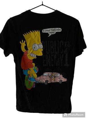 Жіноча футболка off-white simpsons майка офф вайт