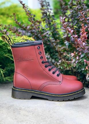 Мужские ботинки dr. martens 1460 cherry