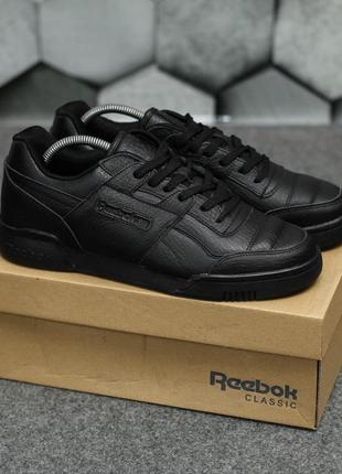 Кроссовки reebok workout черные