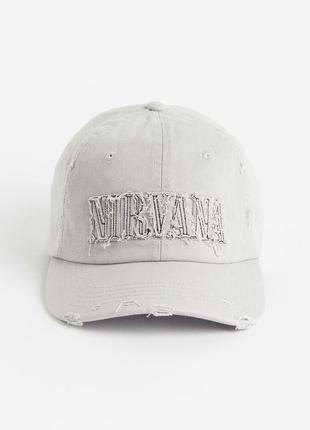 Бейсболка кепка nirvana h&amp;m 1223226001