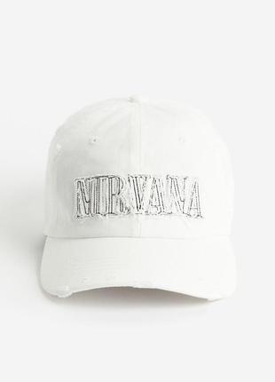 Бейсболка кепка nirvana h&amp;m 1223226001