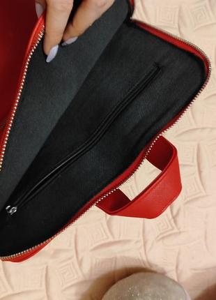 Красный рюкзак с микки маус2 фото