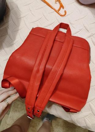 Красный рюкзак с микки маус3 фото