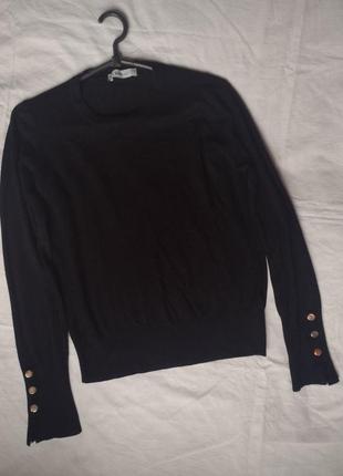 11//джемпер 100723//кофта stradivarius-basic джемпер пуловер ажур ажурний айворі оверсайз8 фото