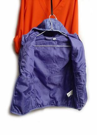 Куртка демисезонная фиолетовая на девочку 9-10лет рост 140см5 фото