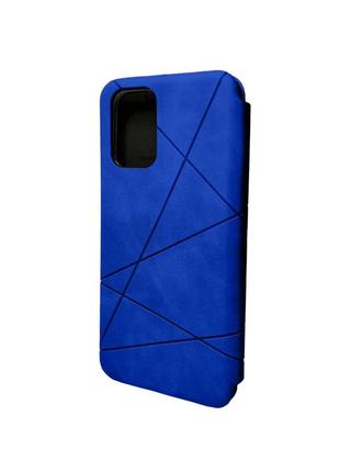 Чохол-книжка для смартфона dekker geometry for xiaomi redmi note 11 pro/note 11 pro 5g blue2 фото
