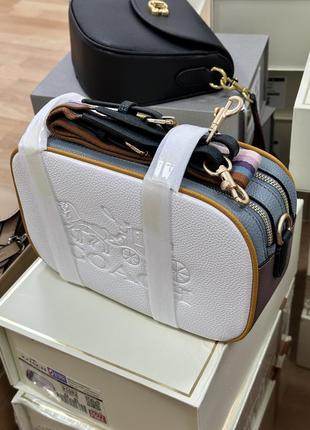 Стильна жіноча сумочка coach jes convertible belt bag in colorblock 20x20x20