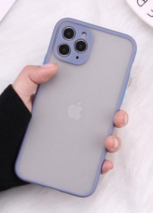 Чехол tomocomo (full protection) for iphone 13mini blue
