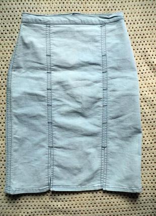 Джинсовая плотненькая юбка от dlf на весну-осень .100% хлопок. турция.m3 фото