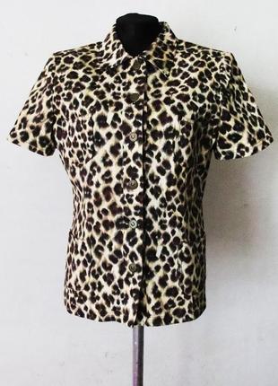 Вінтажний жакет emanuel ungaro оригінал преміум бренд леопард