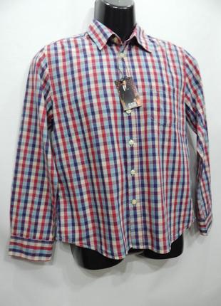 Чоловіча підліткова сорочка з довгим рукавом р.46-48 013dr (тільки в зазначеному розмірі, тільки 1 шт.)3 фото