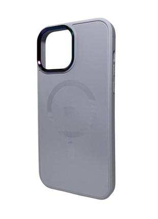 Чохол для смартфона ag glass sapphire magsafe logo for apple iphone 15 pro grey