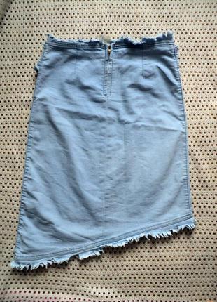 Джинсовая плотненькая юбка от dlf на весну-осень .100% хлопок. турция.м3 фото