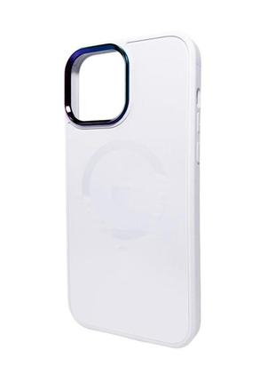 Чохол для смартфона ag glass sapphire magsafe logo for apple iphone 13 pro max white