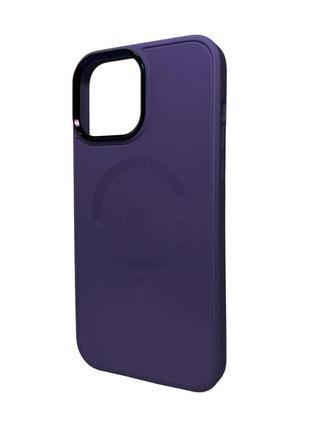 Чохол для смартфона ag glass sapphire magsafe logo for apple iphone 15 pro max purple