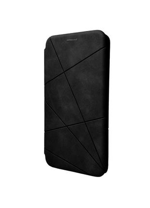 Чохол-книжка для смартфона dekker geometry for tecno pop 7 (bf6) black