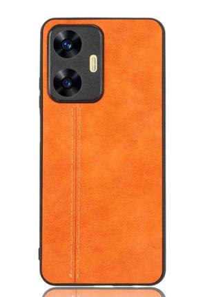 Чохол для смартфона cosmis leather case for realme c55 orange