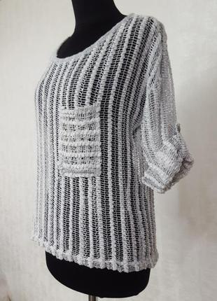 Блуза-сітка великої в'язки3 фото