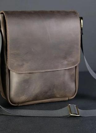 Кожа. ручная работа. кожаная мужская сумка