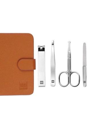 Манікюрний набір xiaomi huohou stainless steel nail clipper set1 фото