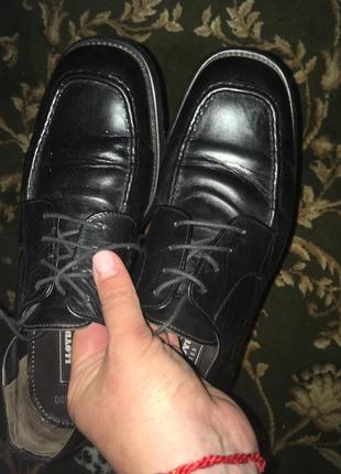 Винтажные мужские ботинки туфли криперы натуральная кожа5 фото