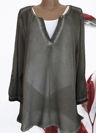 Дорогая ♥️♥️♥️ шелковая удлиненная блузка туника nile.