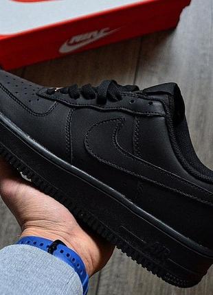 Мужские кроссовки nike air force black