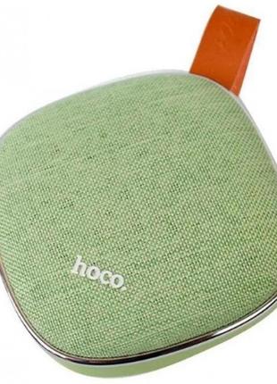 Колонка бездротова bluetooth hoco bs9 lightgenile зелена