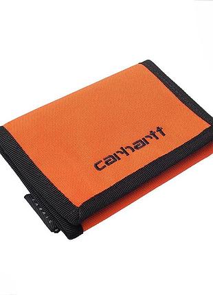 Гаманець carhartt wip alec жовтогарячий4 фото