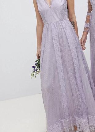 Asos мереживну сукню в підлогу