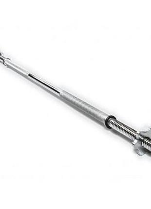 Гантельный гриф прямой easyfit ef-8065 с винтовыми замками 1.2 м, ø 25 мм, хромированный