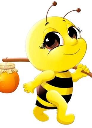 Наклейка "бджілка"1 фото