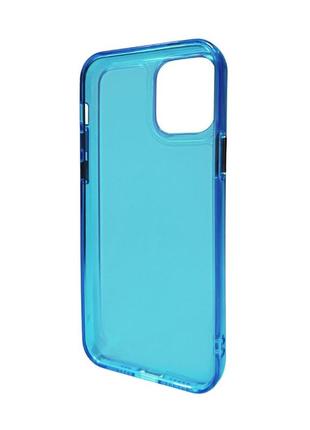 Чохол для смартфона cosmic clear color 2 mm for apple iphone 12 transparent blue
